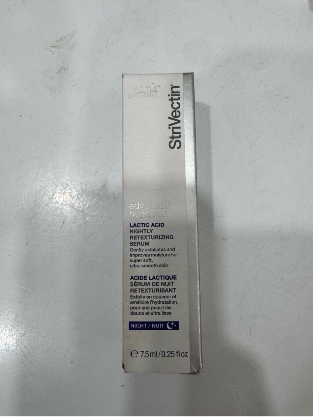 New StriVectin Advanced Hydration Lactic Acid Nightly Retexturizing Serum